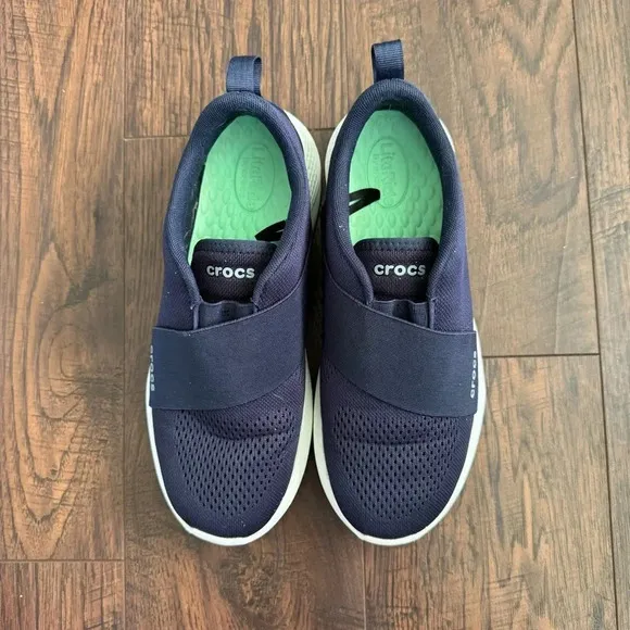 Crocs LiteRide Modform Sneakers Men’s Size 7 Navy Blue Slip On Casual Stretch