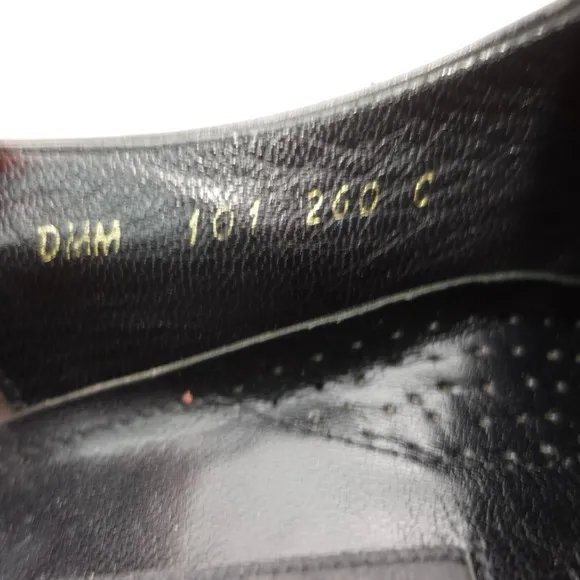 DAKS London Horsebit Loafer Mens 10 C Black Leather Slip On Career Suit ENGLAND