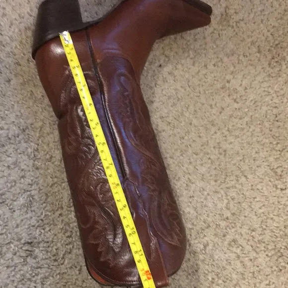 Dan Post Western Cowboy Boots Cognac 7