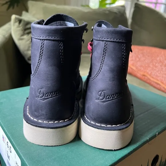 Danner Black Moc Toe Work Boots