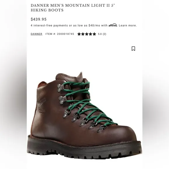 Danner Men's Brown Hiking Boots