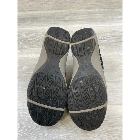 Dansko Honor 4509360295 Women's 6.5 Black Mesh/Suede Lace Up Casual Sneaker Shoe