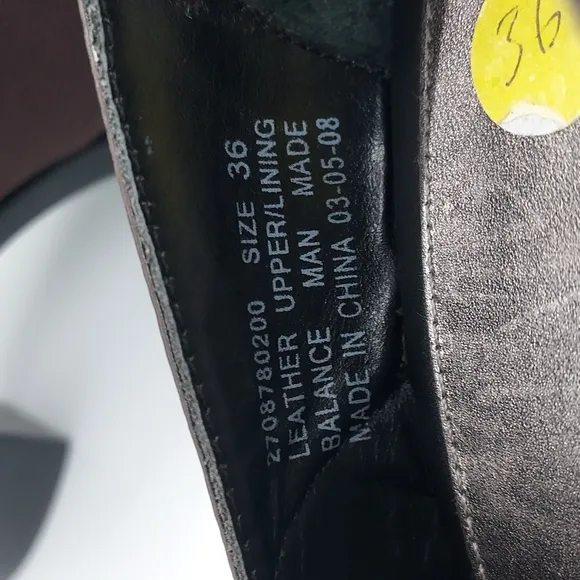 Dansko Tori Brown leather slip on women's shoes‎ size 36 (5.5 US)