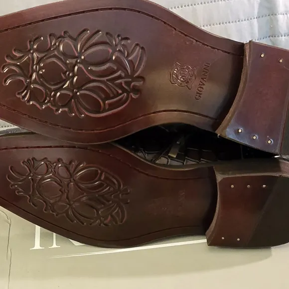 Deb Brown Crocodile Pattern Men's Boots