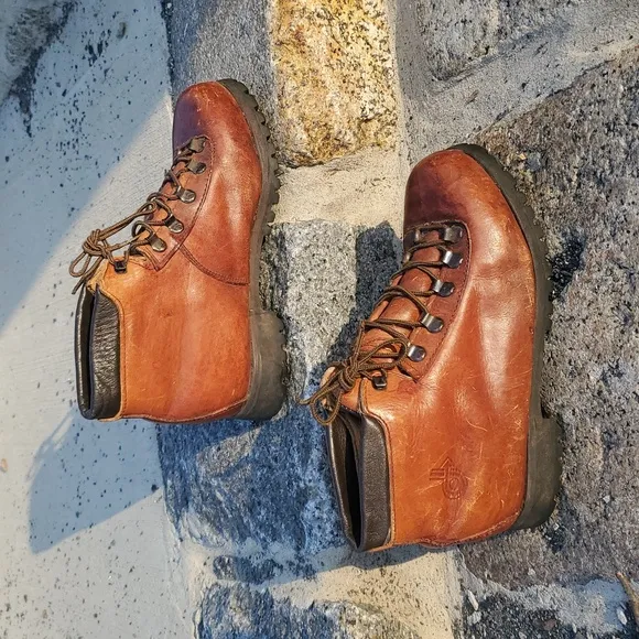 Dexter Vintage Men's Brown Leather Hiking Boots