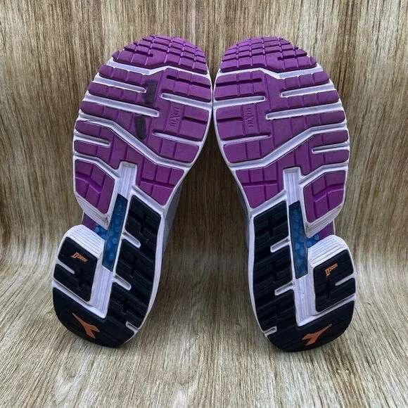 Diadora Mythos‎ Blueshield Elite Women's Size 7 Gray Running Sneakers Shoes