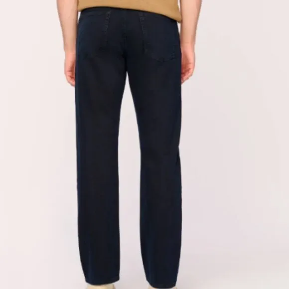 DL1961 Avery Relaxed Straight Jeans Men's Navy Twill NWT Sz 48X30