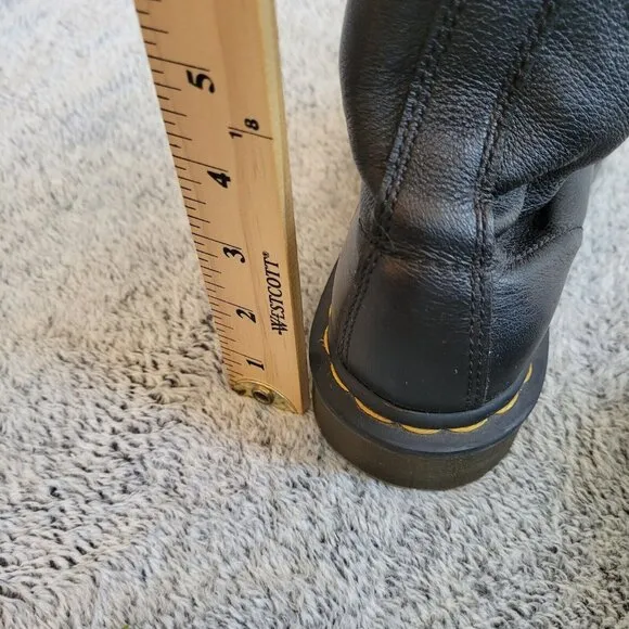 DOc Dr Martens Womens Boots Size 6 Black Pascal Virginia Boots Air Wair 16532