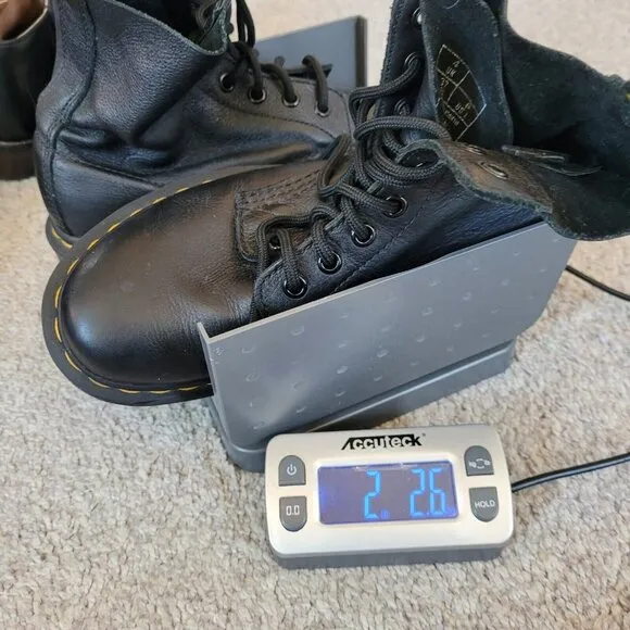 DOc Dr Martens Womens Boots Size 6 Black Pascal Virginia Boots Air Wair 16532