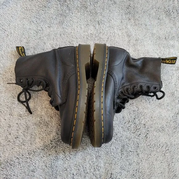 DOc Dr Martens Womens Boots Size 6 Black Pascal Virginia Boots Air Wair 16532
