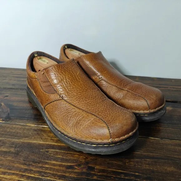 Doc Martins KEVIN Men's Slip On Casual Shoes Brown Leather Size 13M
