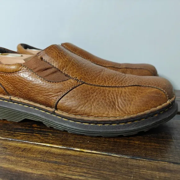 Doc Martins KEVIN Men's Slip On Casual Shoes Brown Leather Size 13M