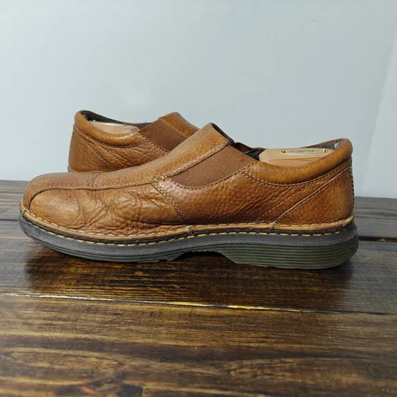 Doc Martins KEVIN Men's Slip On Casual Shoes Brown Leather Size 13M