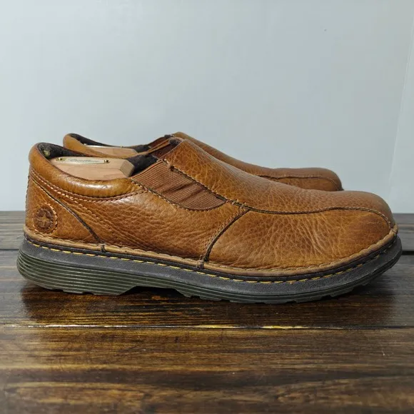 Doc Martins KEVIN Men's Slip On Casual Shoes Brown Leather Size 13M