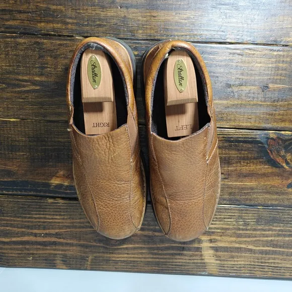 Doc Martins KEVIN Men's Slip On Casual Shoes Brown Leather Size 13M