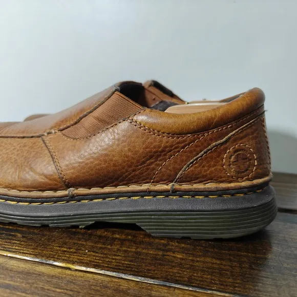 Doc Martins KEVIN Men's Slip On Casual Shoes Brown Leather Size 13M
