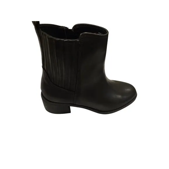 Dolce Vita Delilah Boots Chelsea Boot Black Smooth NEW Size 5.5