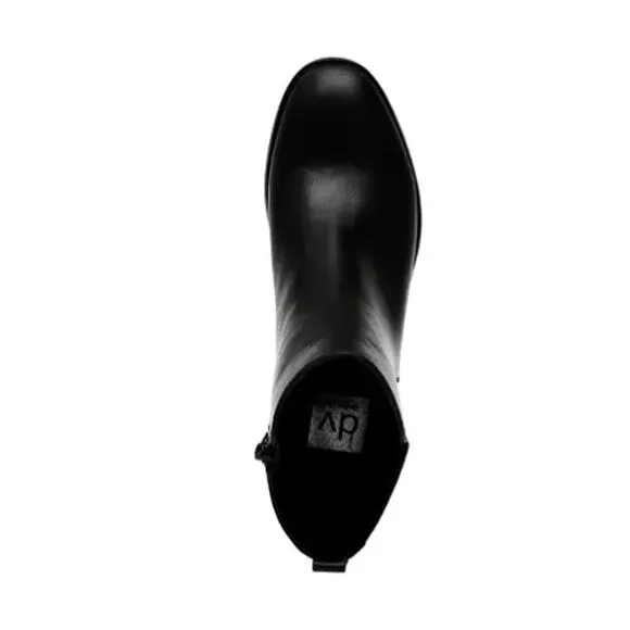 Dolce Vita Delilah Boots Chelsea Boot Black Smooth NEW Size 5.5