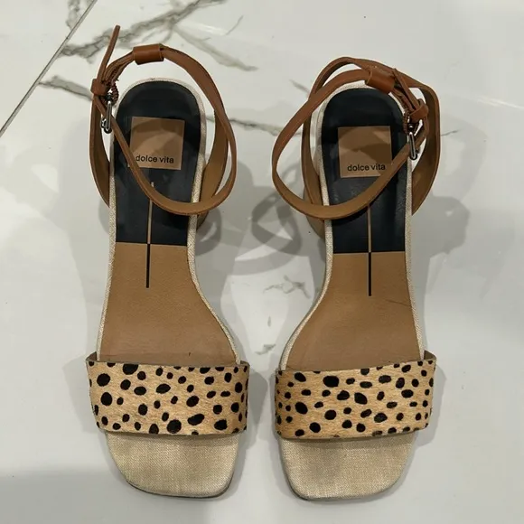 Dolce Vita Hazel Heels In Leopard