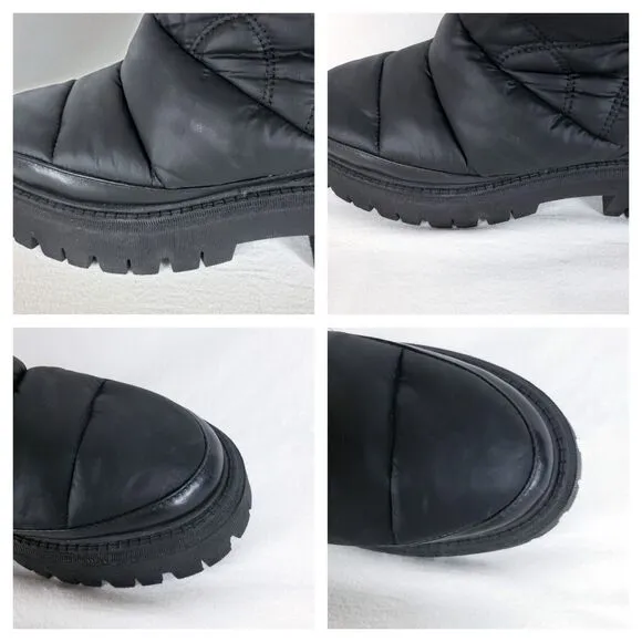 Dorothee Schumacher Boots Padded Perfection Womens 40 (US10) Black Puffer Winter
