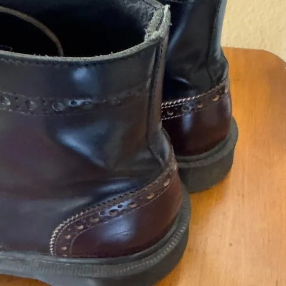 Dr Martens Antony 3 Tone Brogue Boot Made in England size 10