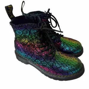 Dr. Martens Metallic Rainbow Boots