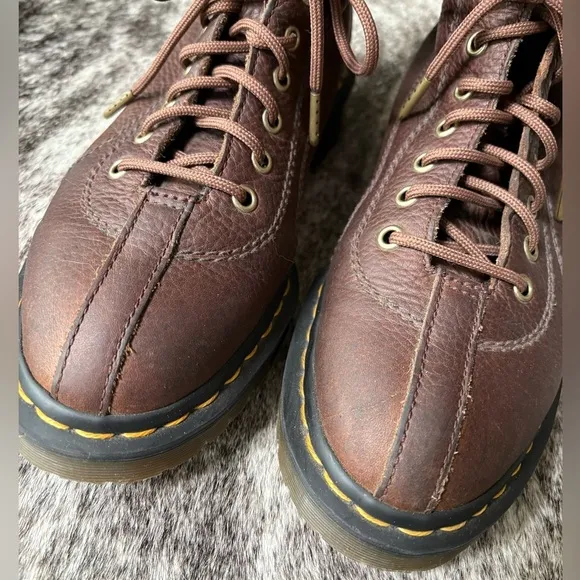 Dr Martens Santo Padded Collar Brown Leather Boot