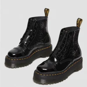 Dr Martens Sinclair Leopard Platform Boots NEW!