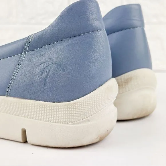 Dromedaris Blue Slip-On Leather Shoes wedge Vanessa US 6.5 - 7