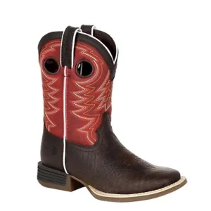 Durango Unisex Big Kids Lil' Rebel Pro Western Boots, Red sz 2