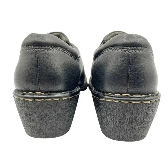 Eastland 10W Womens Black SlipOn Shoes Amore Full Graine Leather Casual Comfort