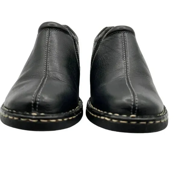 Eastland 10W Womens Black SlipOn Shoes Amore Full Graine Leather Casual Comfort