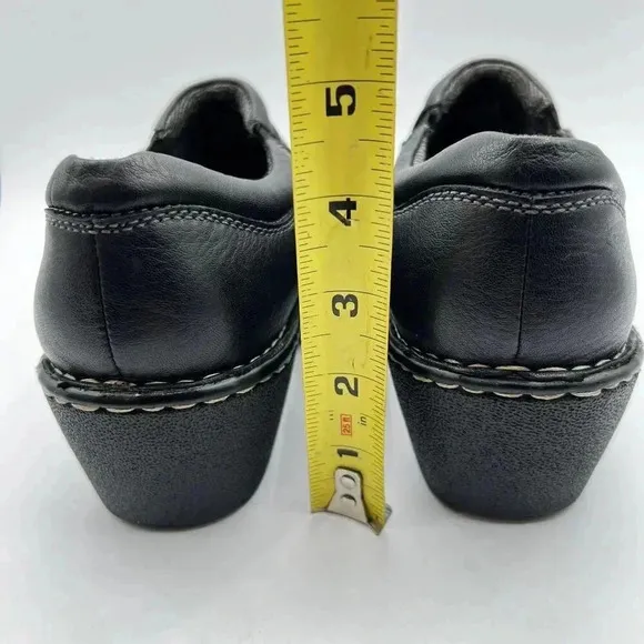 Eastland 10W Womens Black SlipOn Shoes Amore Full Graine Leather Casual Comfort