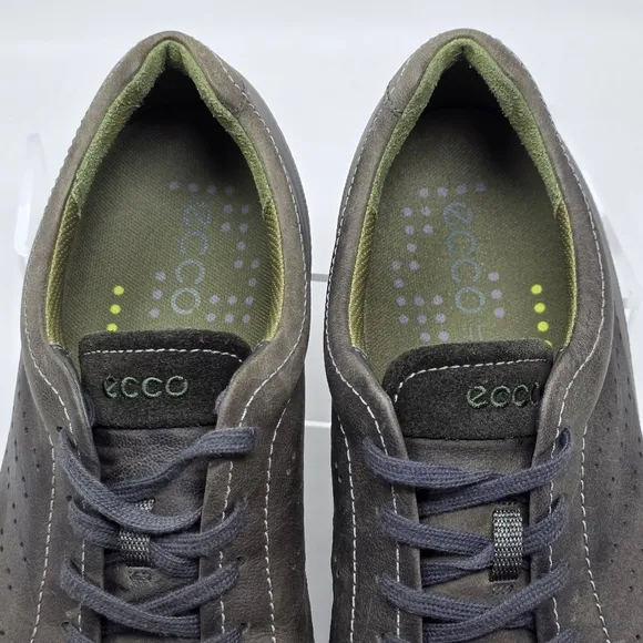 ECCO Biom Grip II Men Size 8.5 US 42 EUR Outdoor Active Wear Shoes Olive Leather
