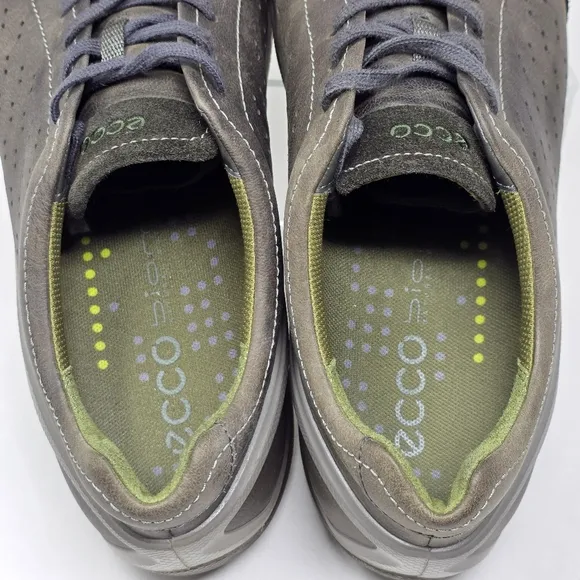 ECCO Biom Grip II Men Size 8.5 US 42 EUR Outdoor Active Wear Shoes Olive Leather