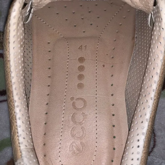ECCO EU 41 Leather Casual Sneakers Golf Shoes