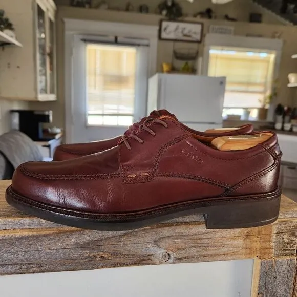Ecco Leather Apron Casual Lace Up Shoes U.S. 11/11.5 EU 45