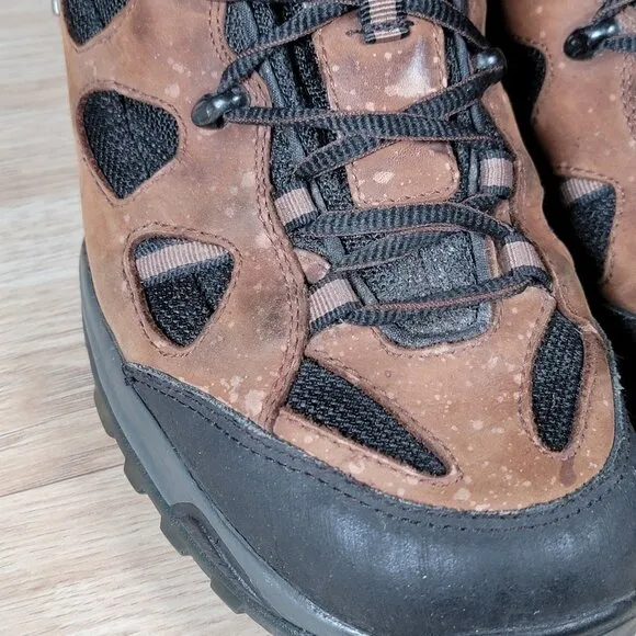 Ecco Receptor Hiking Shoes Mens Size 12 12.5 US Brown Black Gore-Tex Outdoor