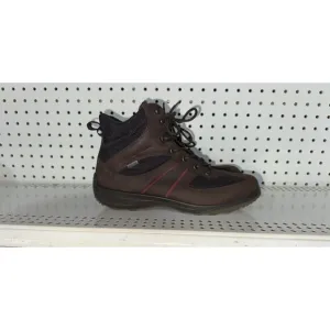 ECCO Voyage GTX Womens Leather WP Outdoor Hiking Boots Size EU 39 US 8 8.5 Brown