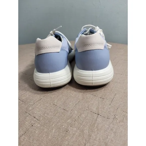 Ecco Women's Size 41 - 10 Sneakers Dusty Blue Leather Soft 7 Runner 283