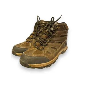 Eddie Bauer lace up hiking leather outdoor fishing work boots sz 10.5