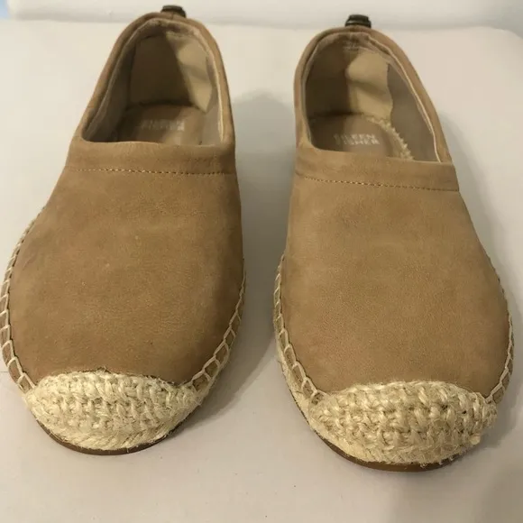 Eileen Fisher Nude Beige Bali Leather Flat Slip-on Size 7