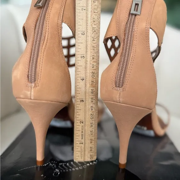 Elegant Tan Heels Sandals cute low heels