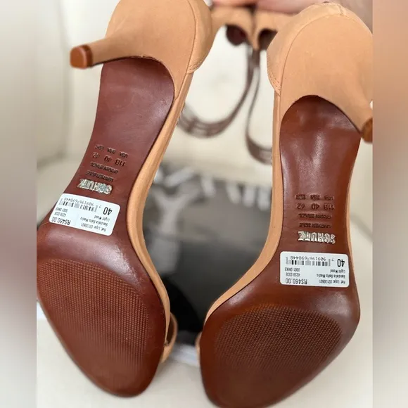 Elegant Tan Heels Sandals cute low heels