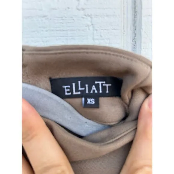 Elliatt Dress, Body Hugging, Mock Neck, Sleeveless, Full Back Zip, Sz XS