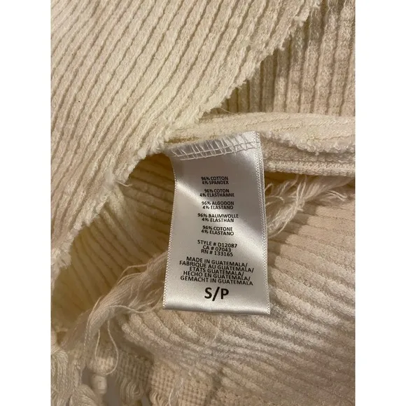 Eri   Ali Anthropologie Malla Fringe Hem Split Back Sweater