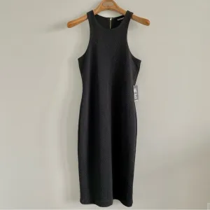 Express Black Racerback Midi Dress Size 2 NWT