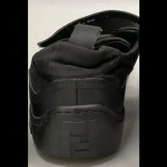 Fendi black Velcro  sneakers Sz 36 EU/5 -6-US