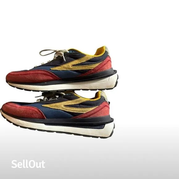Fila Renno Men's Sneakers Size 10.5 Multicolor Blue Casual Shoes