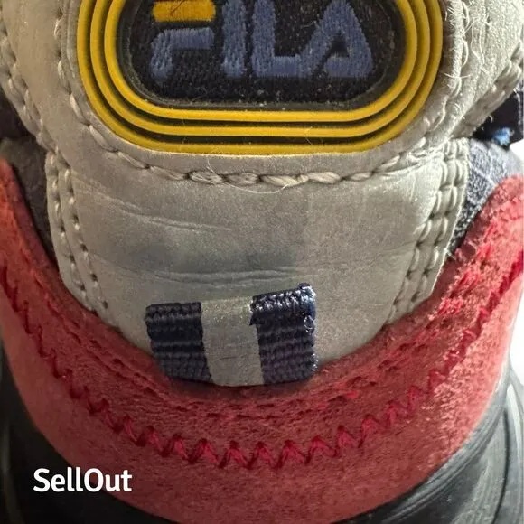 Fila Renno Men's Sneakers Size 10.5 Multicolor Blue Casual Shoes